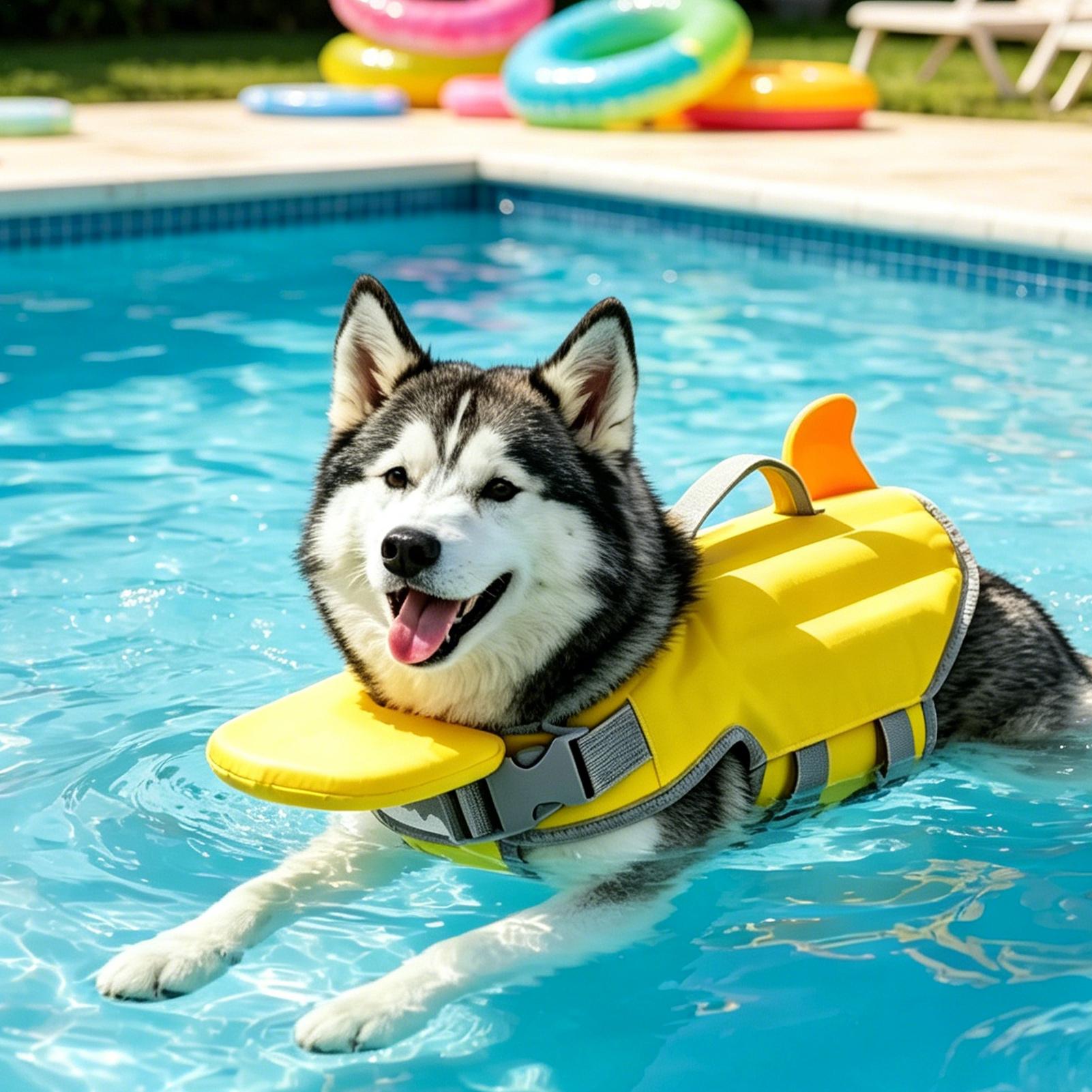سترة نجاة للكلاب الصغيرة والمت - مراجعة Life Jacket وسعره
