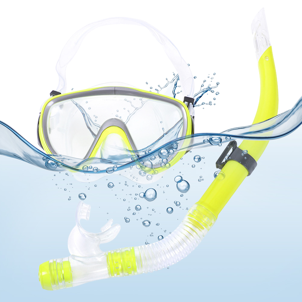 طقم قناع غوص وأنبوب تنفس قابل  - مراجعة Snorkel Set وسعره