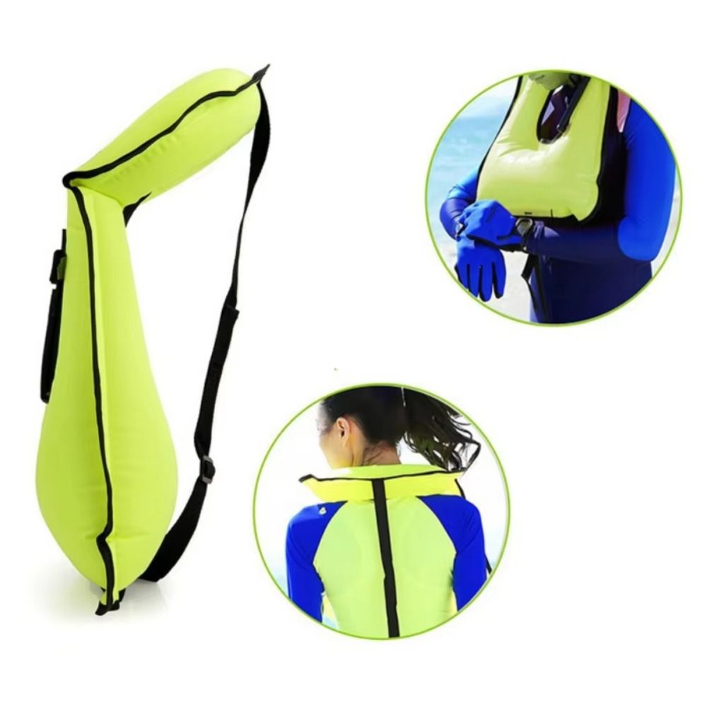 سترة سباحة قابلة للنفخ للسلامة - مراجعة Life Jacket وسعره