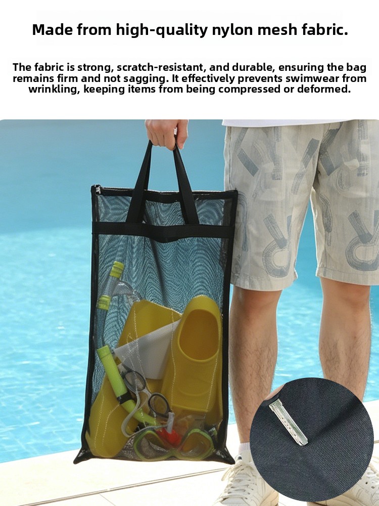 حقيبة تخزين شبكية محمولة بسحاب - مراجعة Snorkeling Gear وسعره