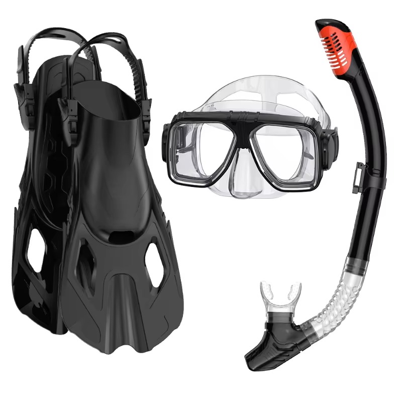 طقم غوص احترافي من 3 قطع: قناع - مراجعة Swim Fins وسعره